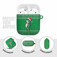 Funny Christmas Portland Frog Protest AirPods Case Merry Frog-mas - Wonder Print Shop