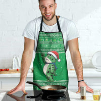 Funny Christmas Portland Frog Protest Apron Merry Frog-mas - Wonder Print Shop