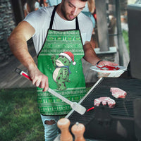 Funny Christmas Portland Frog Protest Apron Merry Frog-mas - Wonder Print Shop