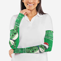 Funny Christmas Portland Frog Protest Arm Sleeves Merry Frog-mas - Wonder Print Shop