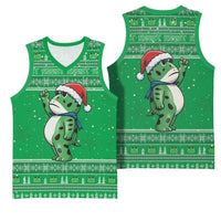 Funny Christmas Portland Frog Protest Basketball Jersey Merry Frog-mas - Wonder Print Shop