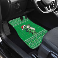 Funny Christmas Portland Frog Protest Car Mats Merry Frog-mas - Wonder Print Shop