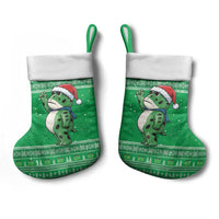 Funny Christmas Portland Frog Protest Christmas Stocking Merry Frog-mas - Wonder Print Shop