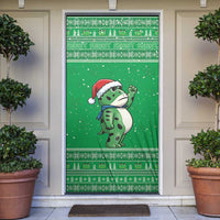 Funny Christmas Portland Frog Protest Door Cover Merry Frog-mas - Wonder Print Shop