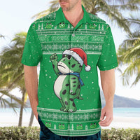 Funny Christmas Portland Frog Protest Hawaiian Shirt Merry Frog-mas - Wonder Print Shop