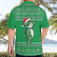Funny Christmas Portland Frog Protest Hawaiian Shirt Merry Frog-mas - Wonder Print Shop
