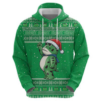 Funny Christmas Portland Frog Protest Hoodie Merry Frog-mas - Wonder Print Shop