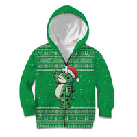 Funny Christmas Portland Frog Protest Kid Hoodie Merry Frog-mas - Wonder Print Shop