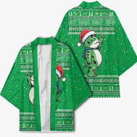 Funny Christmas Portland Frog Protest Kimono Merry Frog-mas - Wonder Print Shop