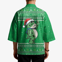 Funny Christmas Portland Frog Protest Kimono Merry Frog-mas - Wonder Print Shop