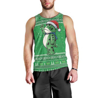 Funny Christmas Portland Frog Protest Men Tank Top Merry Frog-mas - Wonder Print Shop