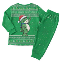 Funny Christmas Portland Frog Protest Christmas Pajama Set Merry Frog-mas - Wonder Print Shop