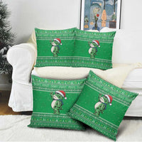 Funny Christmas Portland Frog Protest Pillow Cover Merry Frog-mas - Wonder Print Shop
