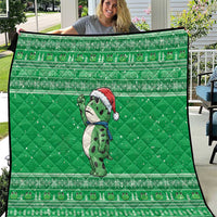 Funny Christmas Portland Frog Protest Quilt Merry Frog-mas - Wonder Print Shop