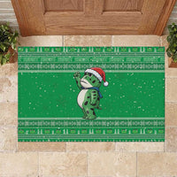 Funny Christmas Portland Frog Protest Rubber Doormat Merry Frog-mas - Wonder Print Shop