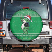 Funny Christmas Portland Frog Protest Spare Tire Cover Merry Frog-mas - Wonder Print Shop