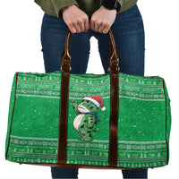 Funny Christmas Portland Frog Protest Travel Bag Merry Frog-mas - Wonder Print Shop