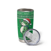 Funny Christmas Portland Frog Protest Tumbler Cup Merry Frog-mas - Wonder Print Shop