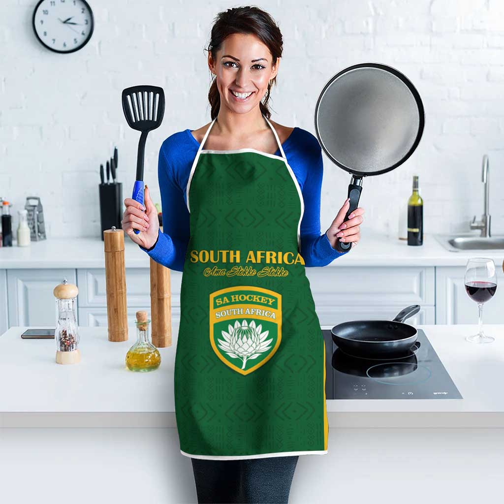 South Africa Hockey Apron Go Ama Stokke Stokke Go - Wonder Print Shop