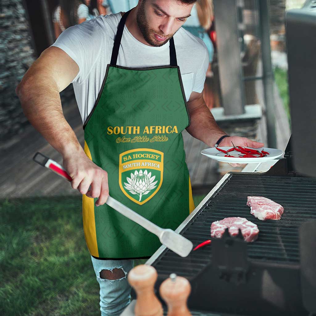 South Africa Hockey Apron Go Ama Stokke Stokke Go - Wonder Print Shop