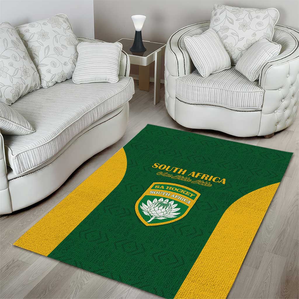 South Africa Hockey Area Rug Go Ama Stokke Stokke Go - Wonder Print Shop