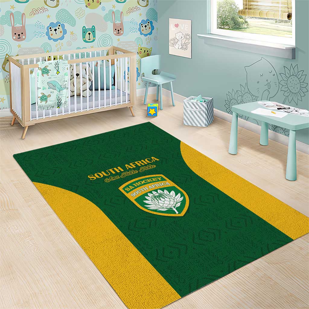 South Africa Hockey Area Rug Go Ama Stokke Stokke Go - Wonder Print Shop