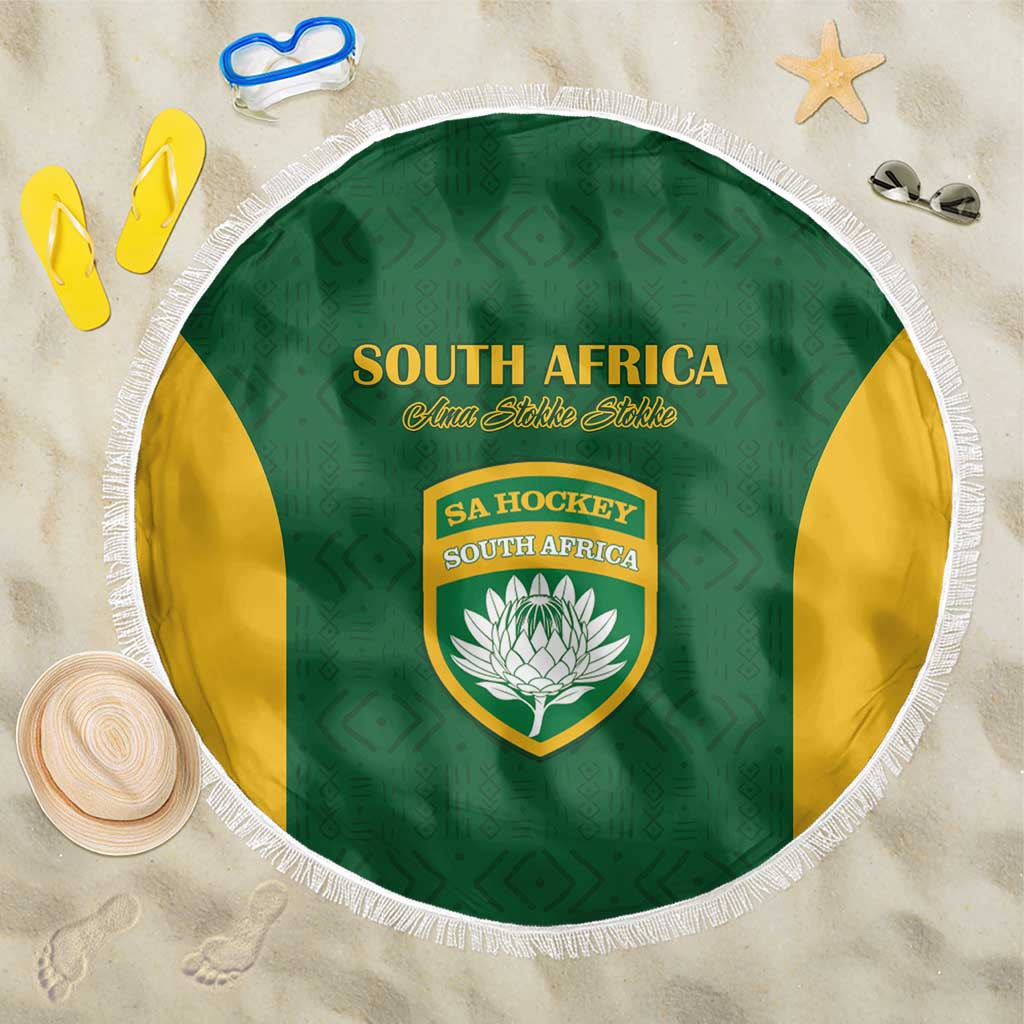 South Africa Hockey Beach Blanket Go Ama Stokke Stokke Go - Wonder Print Shop