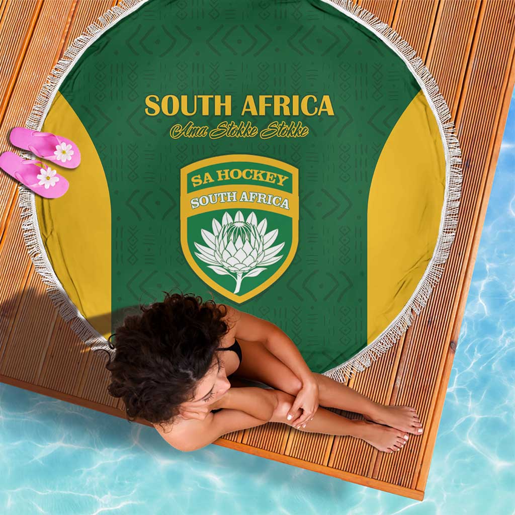 South Africa Hockey Beach Blanket Go Ama Stokke Stokke Go - Wonder Print Shop