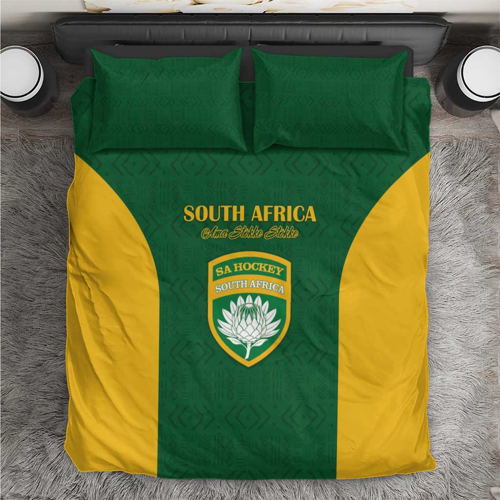 South Africa Hockey Bedding Set Go Ama Stokke Stokke Go - Wonder Print Shop