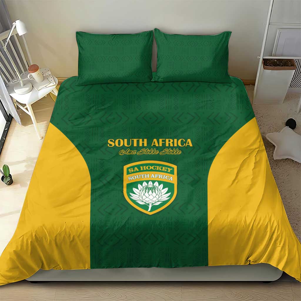 South Africa Hockey Bedding Set Go Ama Stokke Stokke Go - Wonder Print Shop