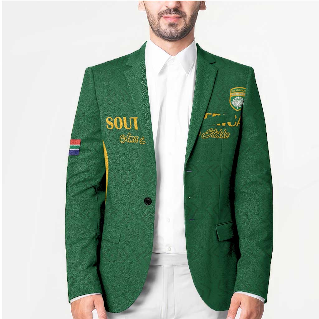 South Africa Hockey Custom Blazer Go Ama Stokke Stokke Go - Wonder Print Shop