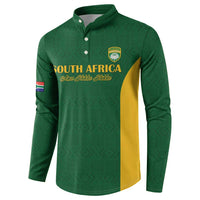 South Africa Hockey Custom Button Sweatshirt Go Ama Stokke Stokke Go - Wonder Print Shop