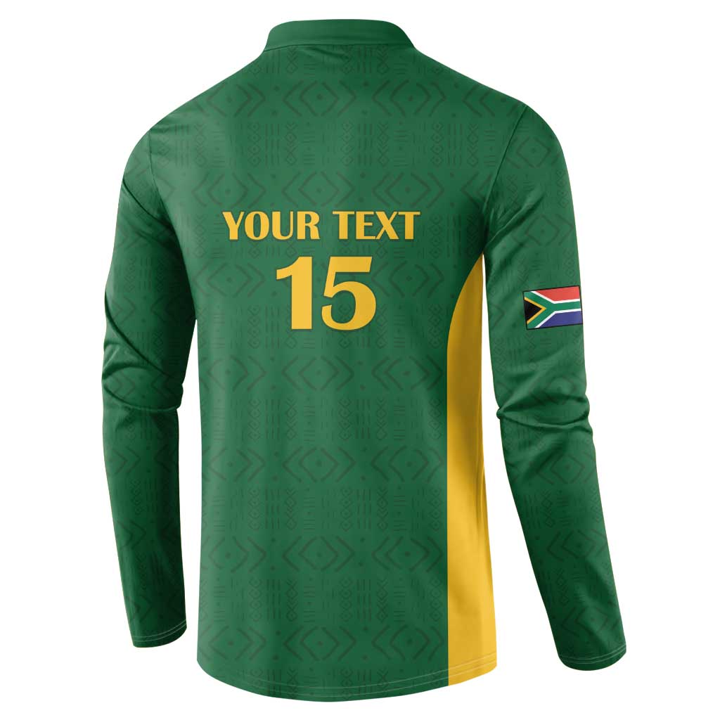 South Africa Hockey Custom Button Sweatshirt Go Ama Stokke Stokke Go - Wonder Print Shop