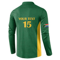 South Africa Hockey Custom Button Sweatshirt Go Ama Stokke Stokke Go - Wonder Print Shop