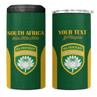 South Africa Hockey Custom 4 in 1 Can Cooler Tumbler Go Ama Stokke Stokke Go - Wonder Print Shop