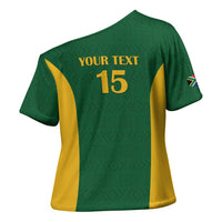 South Africa Hockey Custom Cross Shoulder Shirt Go Ama Stokke Stokke Go - Wonder Print Shop