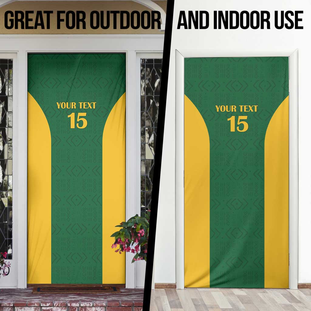 South Africa Hockey Custom Door Cover Go Ama Stokke Stokke Go - Wonder Print Shop