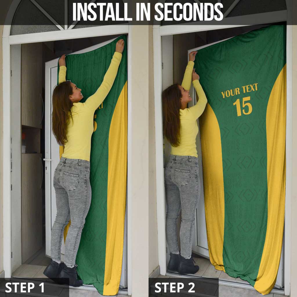 South Africa Hockey Custom Door Cover Go Ama Stokke Stokke Go - Wonder Print Shop