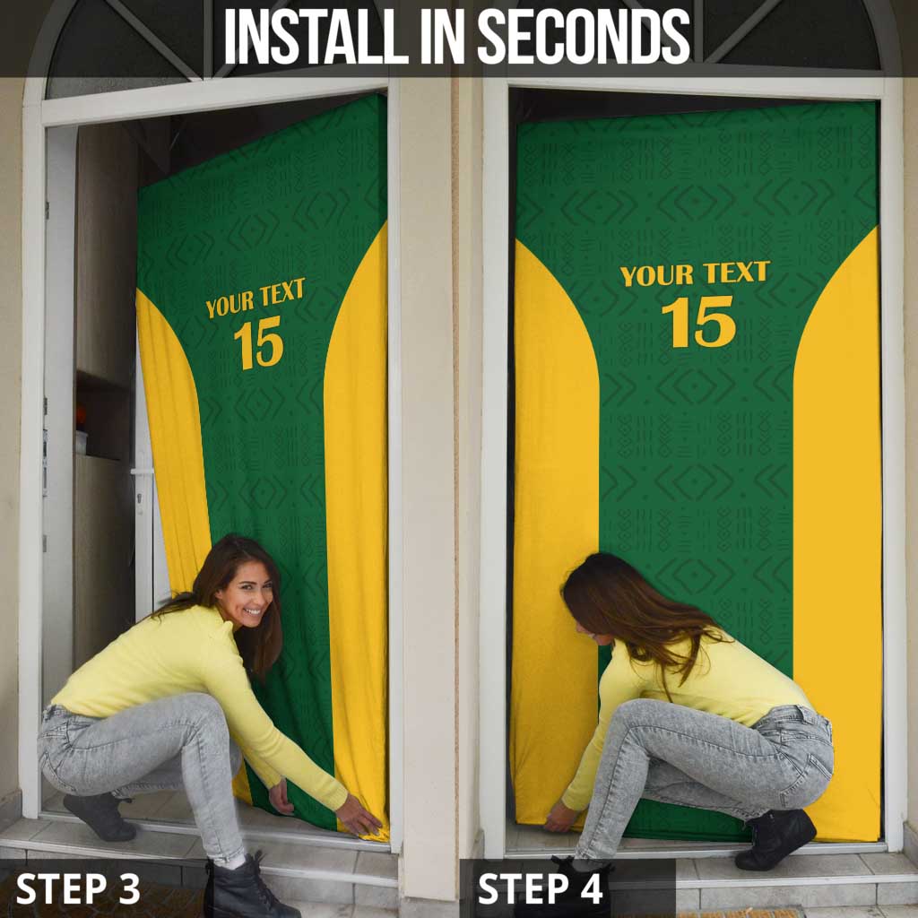 South Africa Hockey Custom Door Cover Go Ama Stokke Stokke Go - Wonder Print Shop