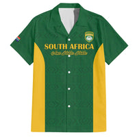 South Africa Hockey Custom Family Matching Off The Shoulder Long Sleeve Dress and Hawaiian Shirt Go Ama Stokke Stokke Go - Wonder Print Shop