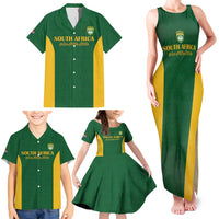 South Africa Hockey Custom Family Matching Tank Maxi Dress and Hawaiian Shirt Go Ama Stokke Stokke Go - Wonder Print Shop