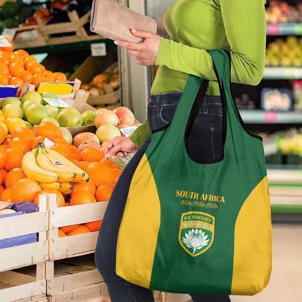 South Africa Hockey Grocery Bag Go Ama Stokke Stokke Go - Wonder Print Shop