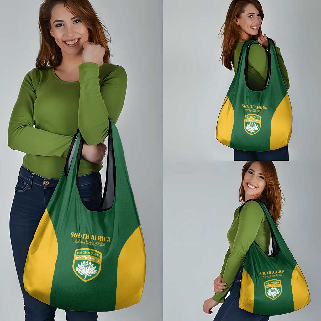 South Africa Hockey Grocery Bag Go Ama Stokke Stokke Go - Wonder Print Shop