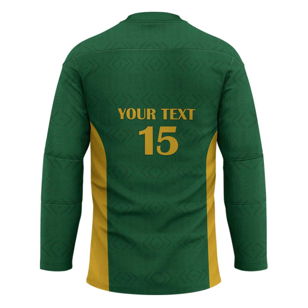 South Africa Hockey Custom Hockey Jersey Go Ama Stokke Stokke Go - Wonder Print Shop