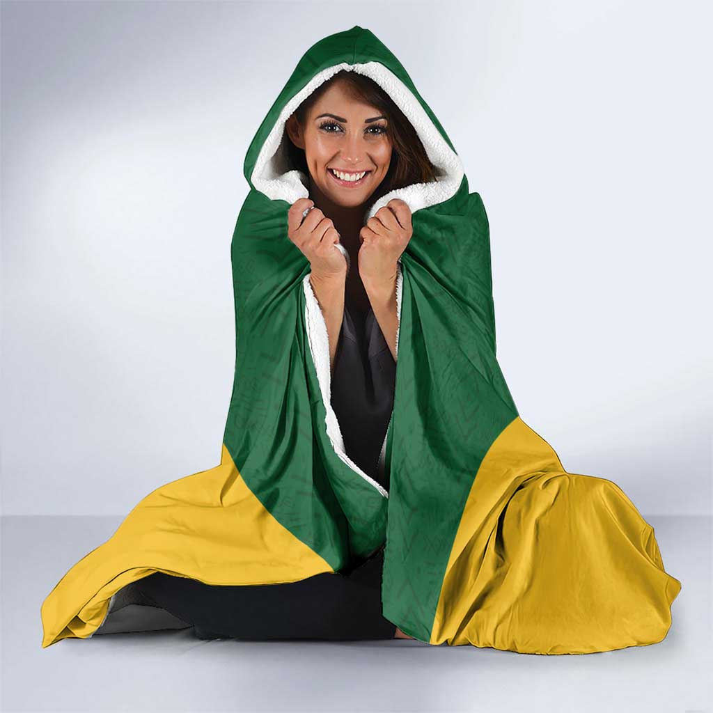 South Africa Hockey Hooded Blanket Go Ama Stokke Stokke Go - Wonder Print Shop