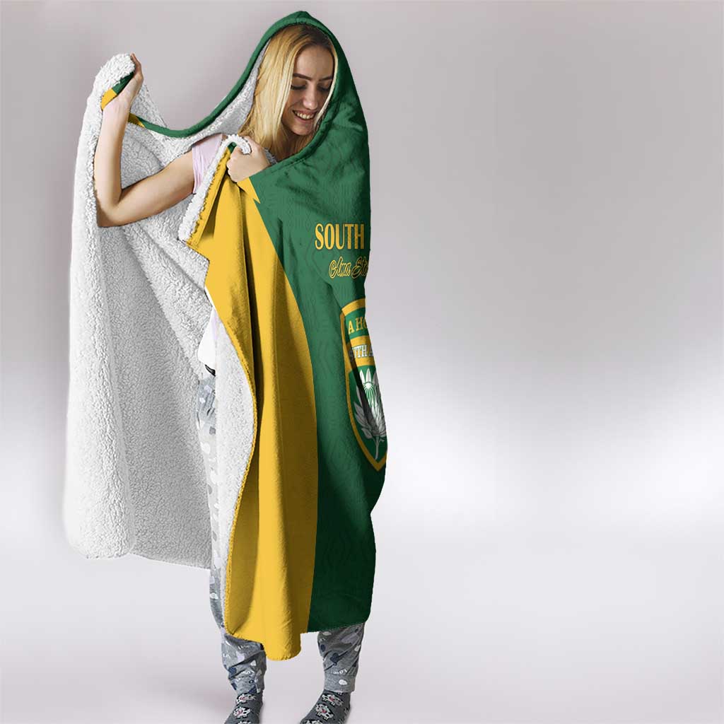South Africa Hockey Hooded Blanket Go Ama Stokke Stokke Go - Wonder Print Shop