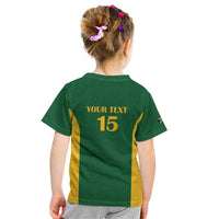 South Africa Hockey Custom Kid T Shirt Go Ama Stokke Stokke Go - Wonder Print Shop