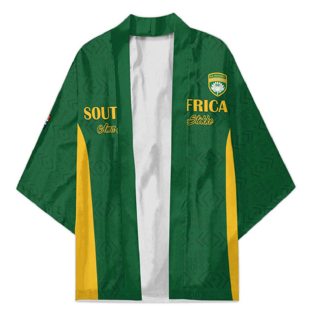 South Africa Hockey Custom Kimono Go Ama Stokke Stokke Go - Wonder Print Shop