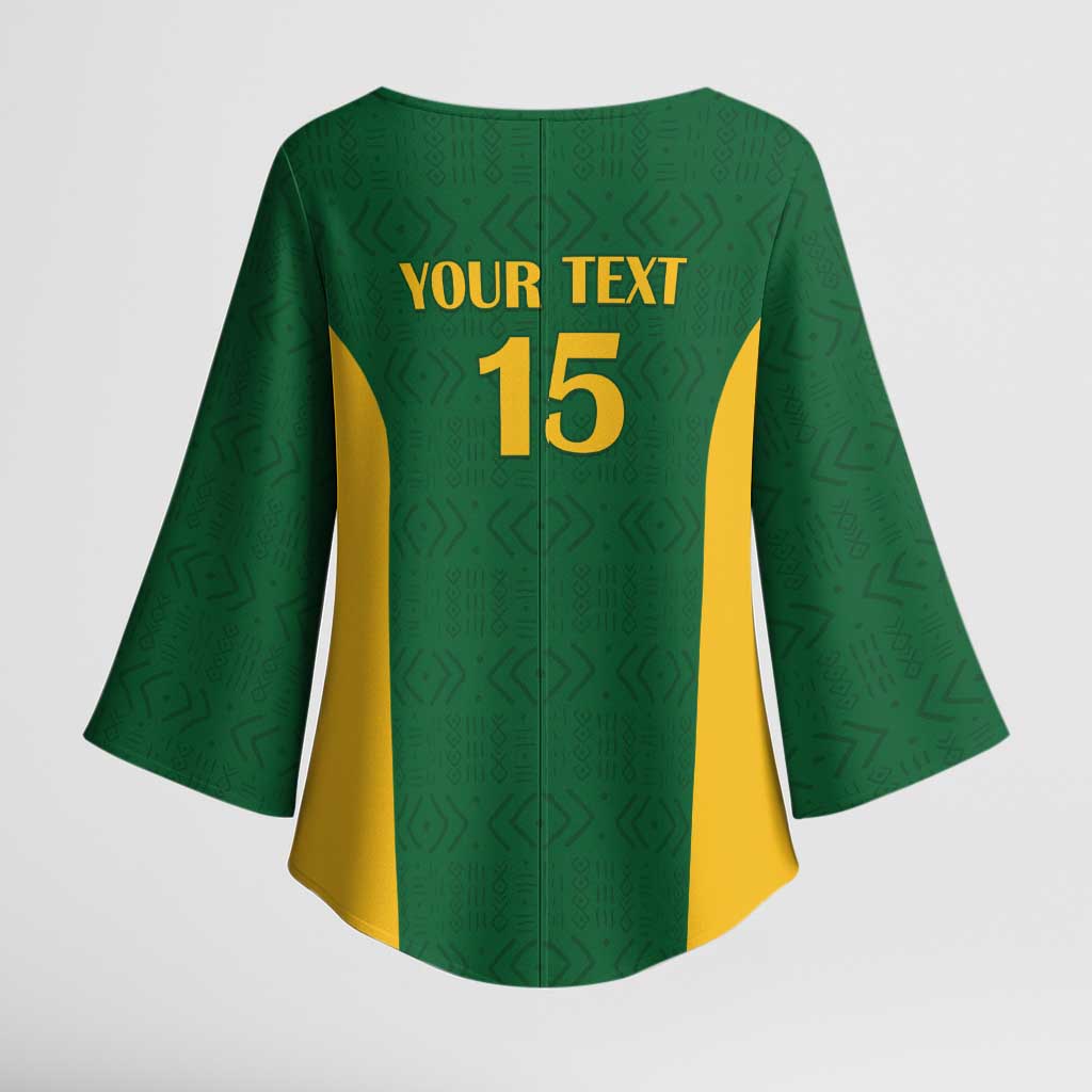 South Africa Hockey Custom Kimono Sleeve Blouse Go Ama Stokke Stokke Go - Wonder Print Shop