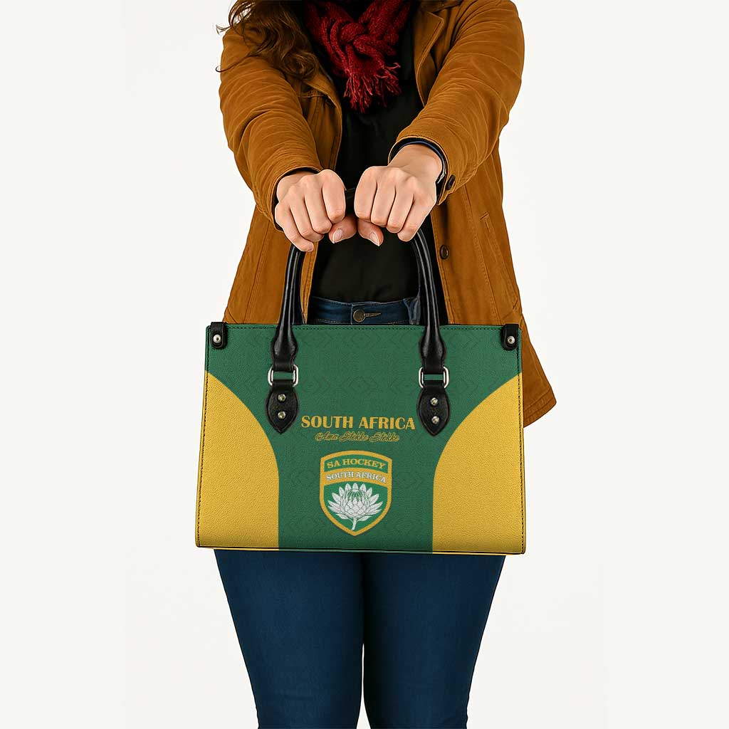 South Africa Hockey Leather Bag Go Ama Stokke Stokke Go - Wonder Print Shop